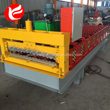 Corrugated roof sheet metal roll forming machines